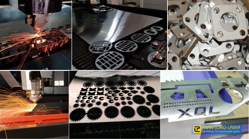Gia công cắt laser kim loại, inox, sắt thép tại xưởng Phan Long Laser Hà Nội